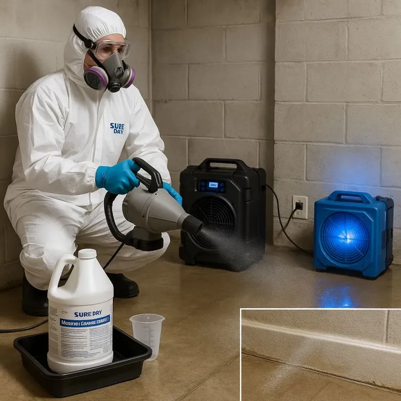 Sanitization and Odor Removal process in Midway, NC