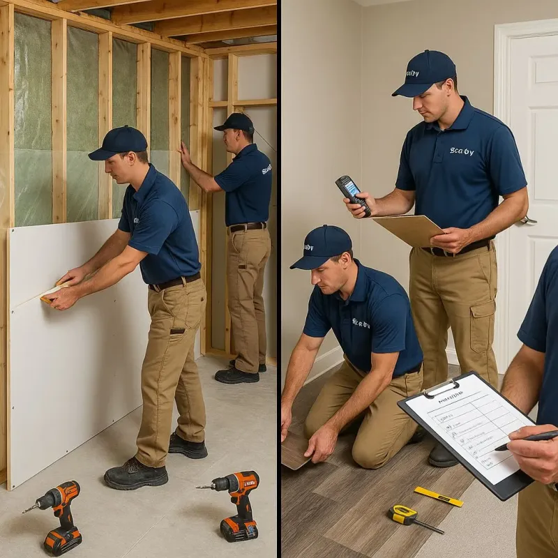 Repairs and Reconstruction process in Midway, NC