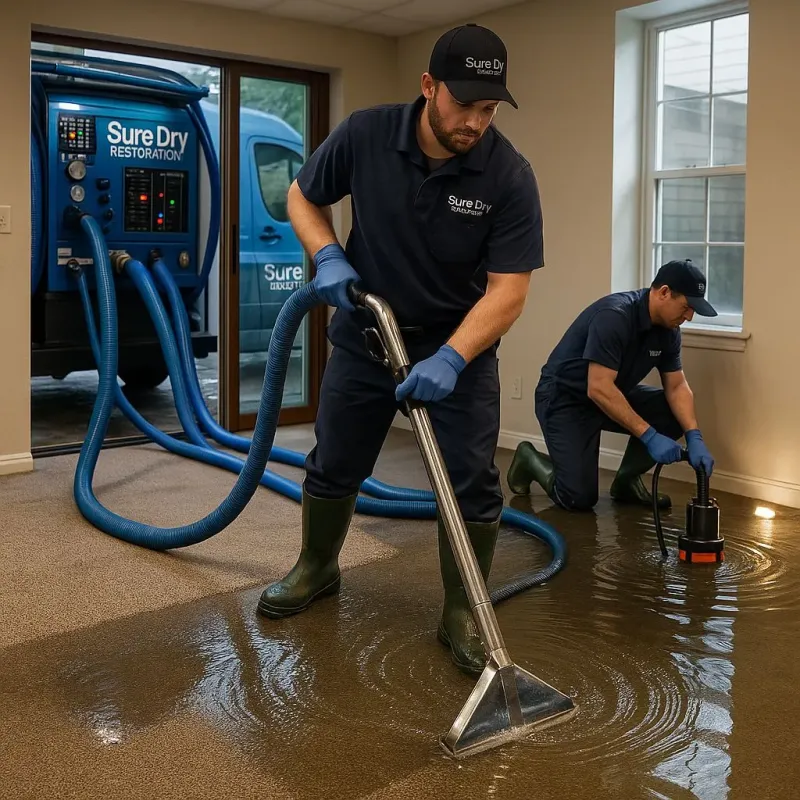 Water Extraction and Removal process in Midway, NC